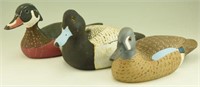 (3) Decoys by the Wessell’s family, Lee Mont,