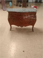 Louis XVI Bombay Chest with Marble Top 

Marble