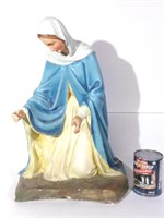 Statue religieuse en platre, vintage