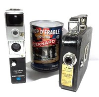2 caméras 8mm vintages, Kodak et Electromatic