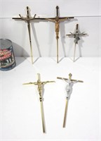 5 crucifix en métal (croix de communion)