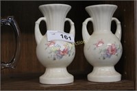FLORAL DECORATED VASES