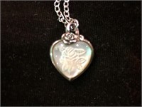 .925 NECKLACE WITH HEART PENDANT