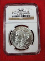 MS64 1885-O Morgan Silver Dollar