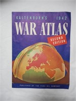 1942 War Atlas from Pure Oil Company