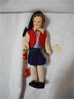 1950s "Sicilian Costume" hand-crafted doll
