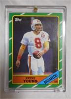 1986 Topps Football Steve Young rookie card
