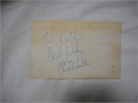 1979 Heisman Trophy Winner Charles White Signature