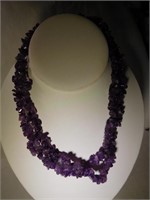 Natural amethyst gemstones Necklace