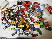 Large lot of 1960s & 70s die cast cars and trucks
