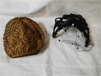 Two mid-century women's hats