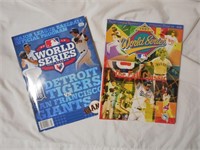 2 Official MLB World Series Programs