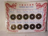 Collection of ten Chinese Old Coins/Ancient