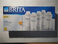 5 Brita Pitcher Replacement Filters