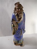 1890-1919 Antique Chinese Shekwan mud man figure