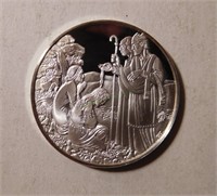 Solid Silver commemorative token from the 1978