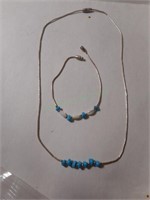 2pcs of Handmade Sterling Silver Beaded Jewelry