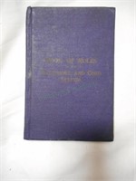 1913 railroad employee copy of Rules of B&O System