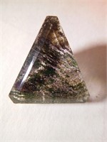 RARE faceted natural quartz crystal