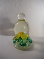 Rare Early Joe St. Clair glass paperweight piece