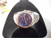 Man's Fossil Blue wristwatch Model AM-3345