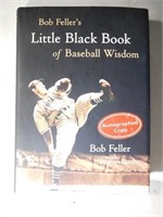 Bob Feller autographed Black Book