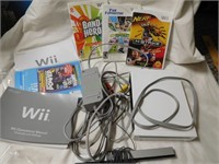 Wii gaming console lot including games & More