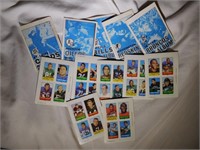 1969 Topps Four-in-One cards - Namath, Butkus, etc