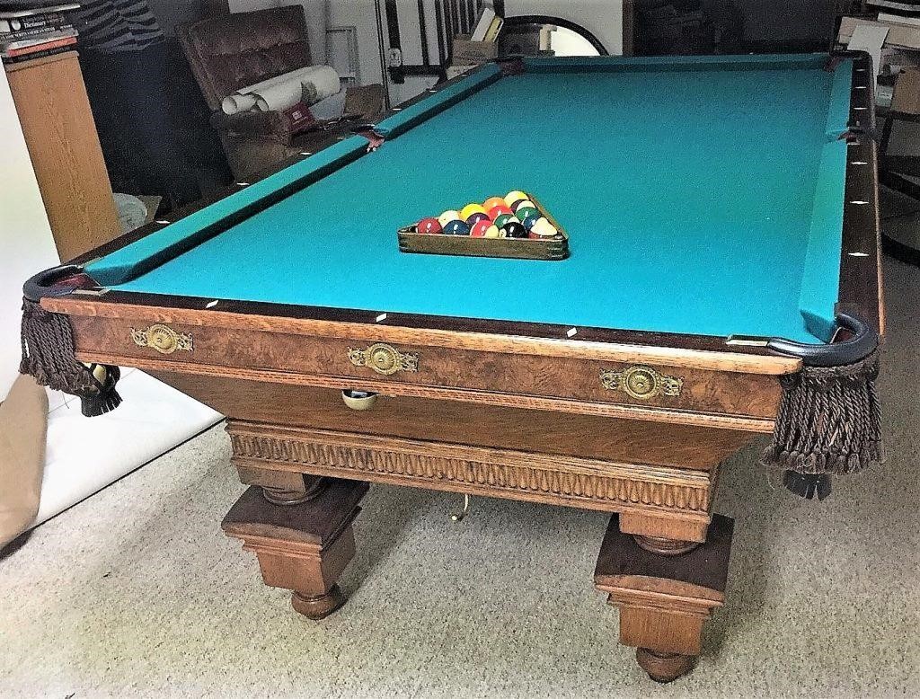Early Brunswick "Southern" Pool Table
