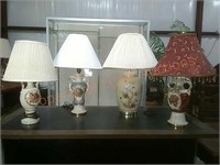 Assorted Vintage Lamps