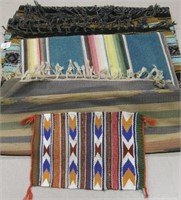 Assorted Mexico / SW Textiles - Rug, Blanket, etc