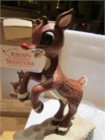 5" Jim Shore Rudolph Learning To Fly Statue - NIOB