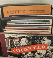 Box Of Asst'd. Vintage 78 & 33rpm Records