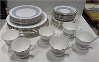 Counterpoint English Fine Bone China Plates & Cups