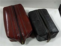 2 Vintage Toiletry Travel Bags - Rolfs & Hickok