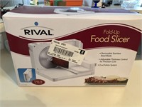 Rival fold up food slicer