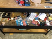 Contents of drawer and workbench