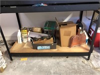 Content on bottom of work bench