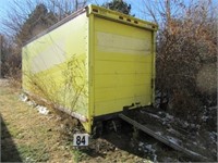 Enclosed Truck Box, approx 24.5ft, roll up, ramp