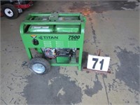 Titan Industrial 7500 Diesel Generator, Skyhook,