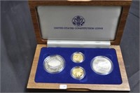 1987 U.S. CONSTITUTION COIN SET: 2 $5 GOLD COINS,