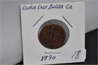 1790 DUTCH EAST INDIA COPPER COIN