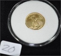 2003 $5 GOLD COIN - 1/10 OZ.