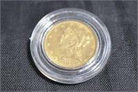 1886-S $5 GOLD LIBERTY
