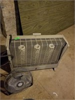 ELECTRIC HEATER AND FAN