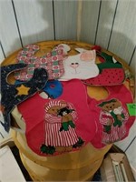 HOMEMADE BIBS -- SOME NEED RIBBON OR BUTTONS