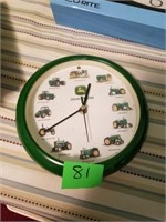 JOHN DEERE WALL CLOCK