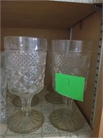 SET OF 6 WEXFORD STEMMED GLASSES