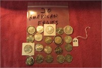 (20) AMERICAN EAGLE SILVER DOLLARS (VARIOUS
