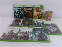 10 jeux vidéos Xbox 360 dont Assassin's Creed II